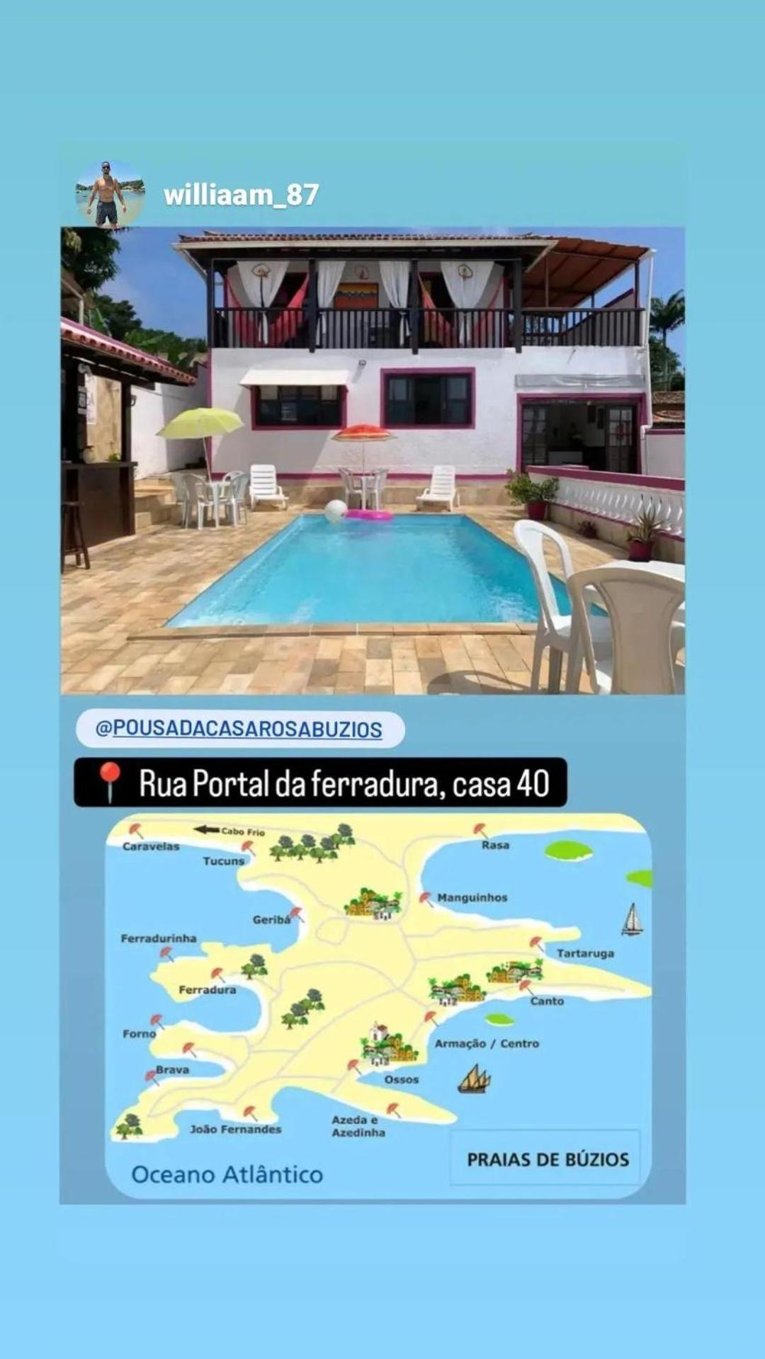 Casa rosa suites temporada Búzios Exterior foto